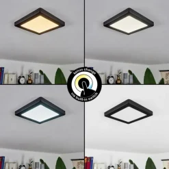 hofstein Plafonnier Canditas LED Noir, 1 lumière* Éclairage Led