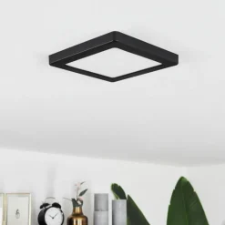 hofstein Plafonnier Canditas LED Noir, 1 lumière* Éclairage Led