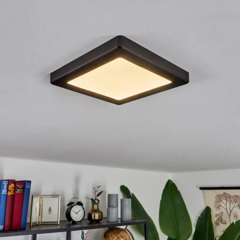 hofstein Plafonnier Canditas LED Noir, 1 lumière* Éclairage Led
