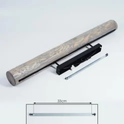 Lampes Vintages & Rétros-hofstein Plafonnier Canedo Gris, Noir, 5 lumières