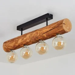 Luminaires Scandinaves-hofstein Plafonnier Canedo Noir, 4 lumières