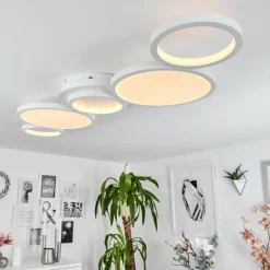 hofstein Plafonnier Carabajal LED Blanc, 1 lumière