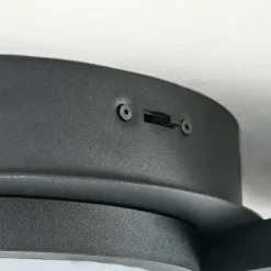 hofstein Plafonnier Carabajal LED Noir, 1 lumière