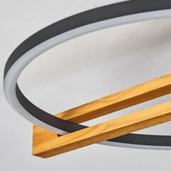 hofstein Plafonnier Carcano LED Brun, Noir, 2 lumières