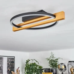 hofstein Plafonnier Carcano LED Écru, Noir, 1 lumière