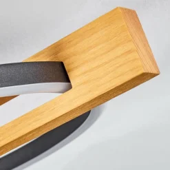 hofstein Plafonnier Carcano LED Écru, Noir, 1 lumière