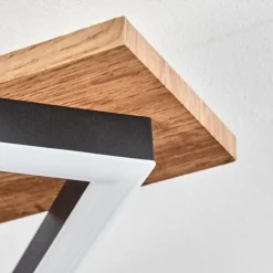 hofstein Plafonnier Cascada Brun, Couleur bois, Noir, 1 lumière