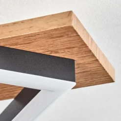 hofstein Plafonnier Cascada Brun, Couleur bois, Noir, 1 lumière