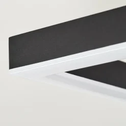 hofstein Plafonnier Cascada LED Brun, Couleur bois, Noir, 1 lumière