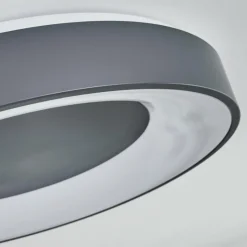 hofstein Plafonnier Casina LED Anthracite, Blanc, 1 lumière, Télécommandes