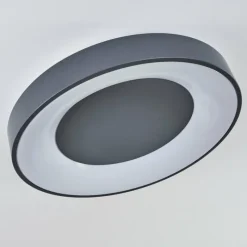 hofstein Plafonnier Casina LED Anthracite, Blanc, 1 lumière, Télécommandes