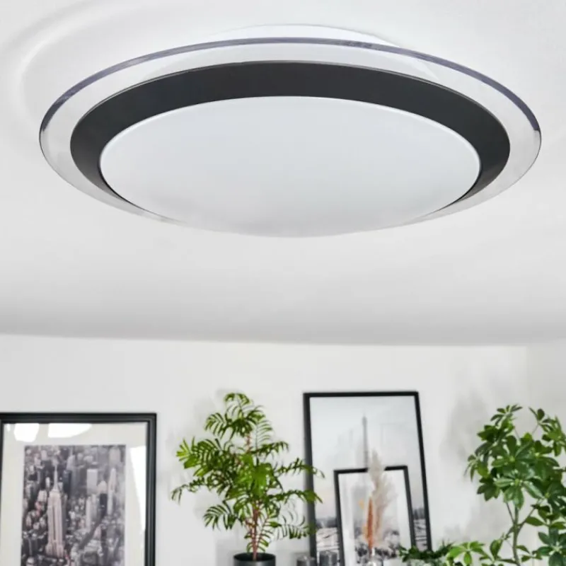 hofstein Plafonnier Castasegna LED Blanc, 1 lumière* Éclairage Led