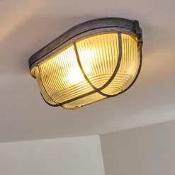 hofstein Plafonnier Catawba Gris, 1 lumière