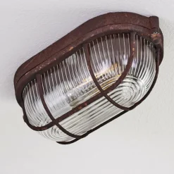 hofstein Plafonnier Catawba Rouille, 1 lumière