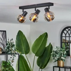 hofstein Plafonnier Cevio Noir, 3 lumières