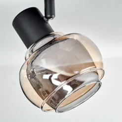 hofstein Plafonnier Cevio Noir, 2 lumières