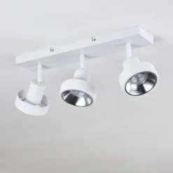 hofstein Plafonnier Chagres Blanc, 3 lumières* Spots Et Projecteurs