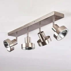 hofstein Plafonnier Chagres Nickel mat, 4 lumières