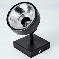 hofstein Plafonnier Chagres Noir, 1 lumière* Spots Et Projecteurs