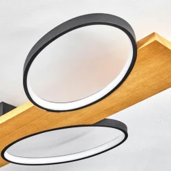 hofstein Plafonnier Chancani LED Écru, Noir, 1 lumière