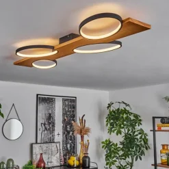 hofstein Plafonnier Chancani LED Écru, Noir, 1 lumière