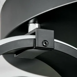 hofstein Plafonnier Chapotia LED Noir, 1 lumière