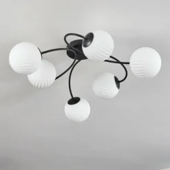 hofstein Plafonnier Chehalis Blanc, 6 lumières