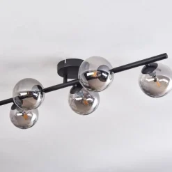 hofstein Plafonnier Chehalis Fumé, 5 lumières