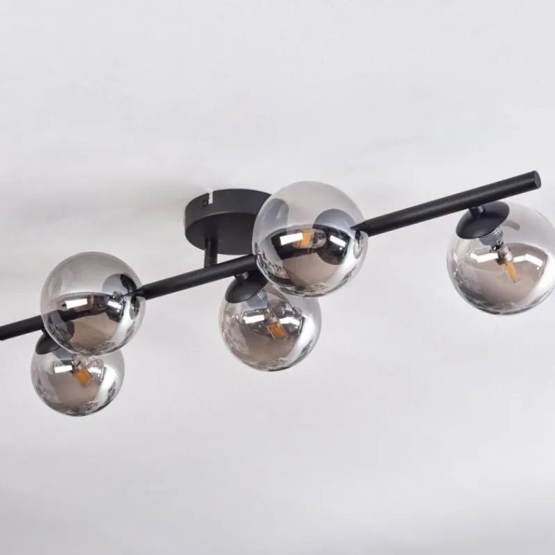 hofstein Plafonnier Chehalis Fumé, 5 lumières