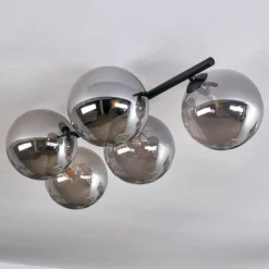 hofstein Plafonnier Chehalis Fumé, 5 lumières