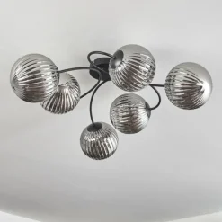 hofstein Plafonnier Chehalis Fumé, 6 lumières