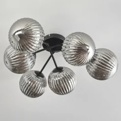 hofstein Plafonnier Chehalis Fumé, 6 lumières