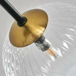 hofstein Plafonnier Chehalis Or, Noir, 6 lumières