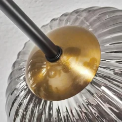 Lampes Dorées-hofstein Plafonnier Chehalis Or, Noir, 6 lumières