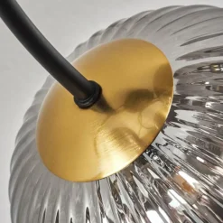 Lampes Dorées-hofstein Plafonnier Chehalis Or, Noir, 6 lumières