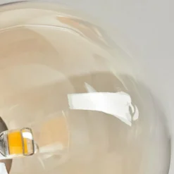 hofstein Plafonnier Chehalis Or, Noir, 6 lumières