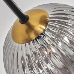 Lampes Dorées-hofstein Plafonnier Chehalis Or, Noir, 6 lumières