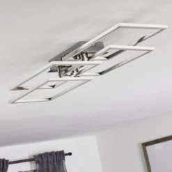 hofstein Plafonnier Cheka LED Aluminium, 4 lumières