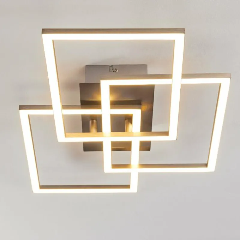 hofstein Plafonnier Cheka LED Aluminium, 3 lumières