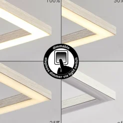 hofstein Plafonnier Cheka LED Aluminium, 3 lumières