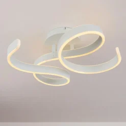 hofstein Plafonnier Chippewa LED Blanc, 1 lumière