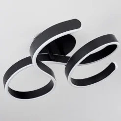 hofstein Plafonnier Chippewa LED Noir, 1 lumière