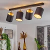 Lampes En Tissu-hofstein Plafonnier Chiuvi Chrome, Écru, Noir, Blanc, 4 lumières