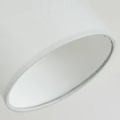 Lampes En Tissu-hofstein Plafonnier Chiuvi Écru, Argenté, 2 lumières