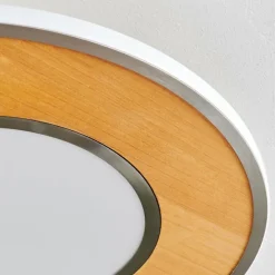 Luminaires Scandinaves-hofstein Plafonnier Chrop LED Nickel mat, 1 lumière