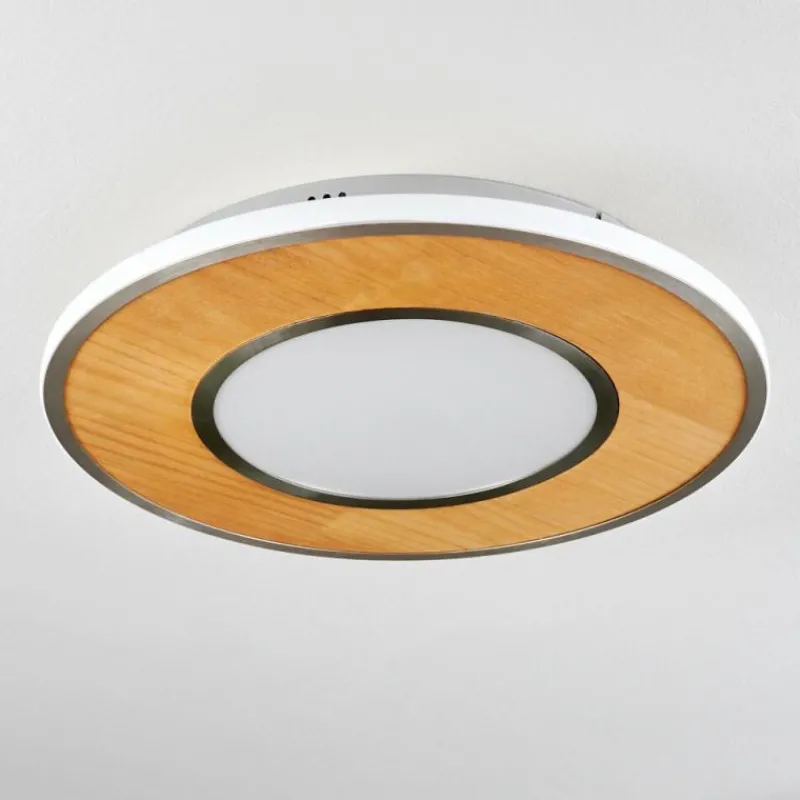 Luminaires Scandinaves-hofstein Plafonnier Chrop LED Nickel mat, 1 lumière