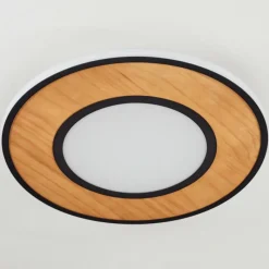 hofstein Plafonnier Chrop LED Noir, 1 lumière