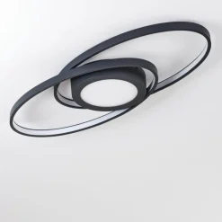 hofstein Plafonnier Chunky LED Gris, 1 lumière