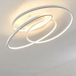 hofstein Plafonnier Chute LED Blanc, 45 lumières