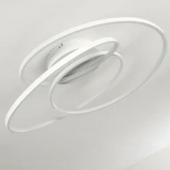 hofstein Plafonnier Chute LED Blanc, 45 lumières
